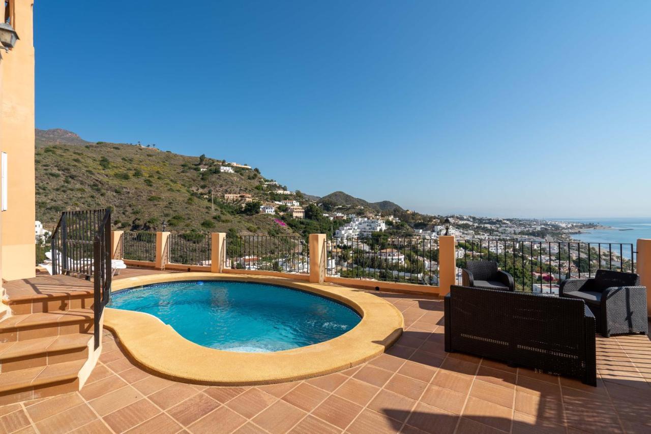 Chalet Con Vistas Al Mar Y Piscina Mojácar Eksteriør billede