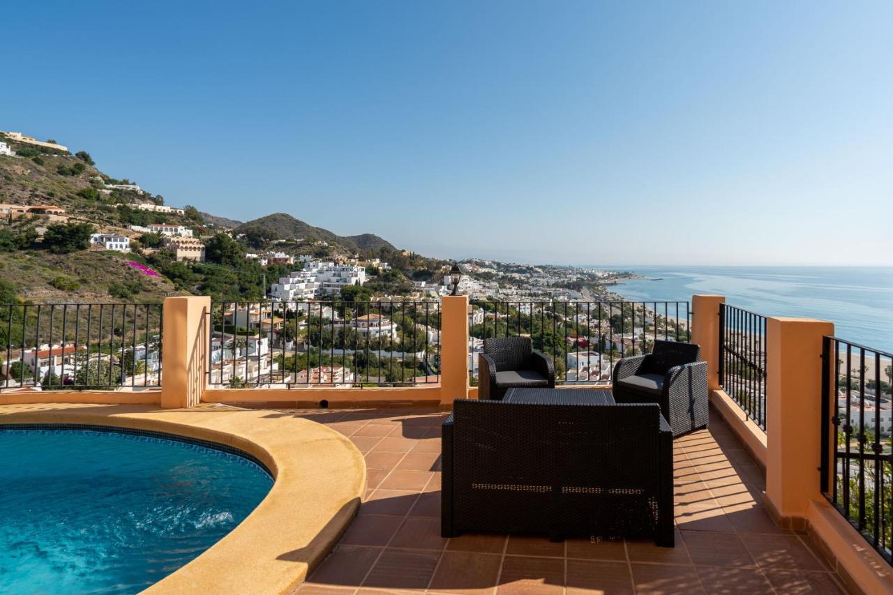 Chalet Con Vistas Al Mar Y Piscina Mojácar Eksteriør billede